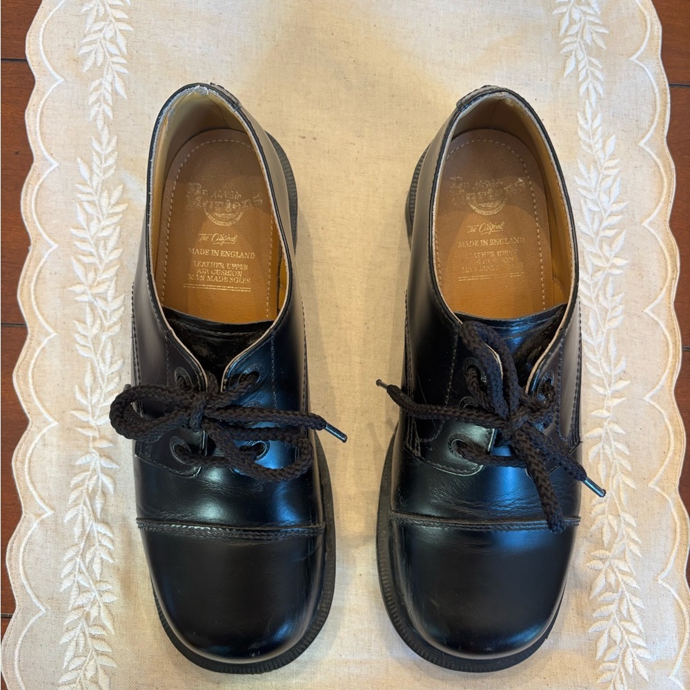 Dr. Martens Black Leather Oxfords